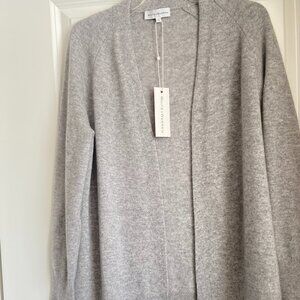 NWT  White and Warren Cashmere Cardigan Size M